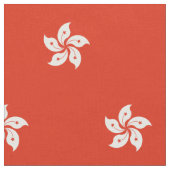 香港国旗 ファブリック (クローズアップ)