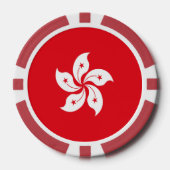 香港国旗 ポーカーチップ (正面)