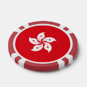 香港国旗 ポーカーチップ (シングル)