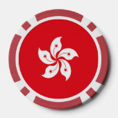 香港国旗 ポーカーチップ (裏面)