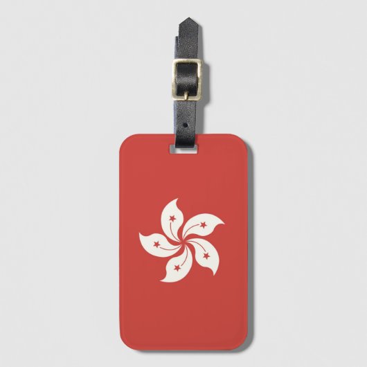 香港国旗 ラゲッジタグ (正面縦)