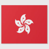 香港国旗 ラッピングペーパー (フラット)