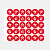 香港国旗 ラベル (シート)