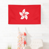 香港国旗 横断幕 (インサイチュ)