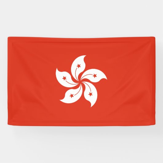 香港国旗 横断幕 (横)