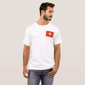 香港国旗 Tシャツ (正面フル)