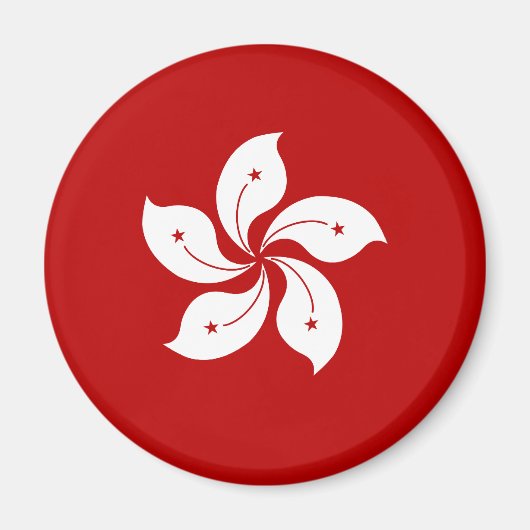 香港国高品質旗 マグネット (正面)