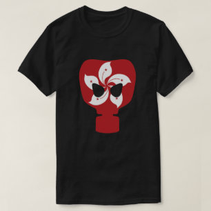 香港旗ガスマスク Tシャツ