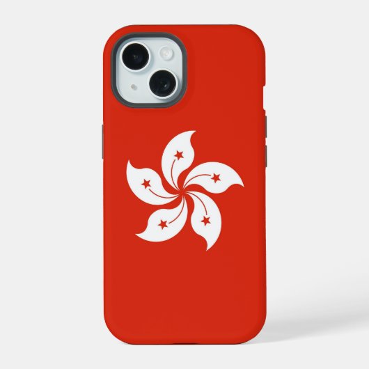 香港旗付きApple iPhone 15 Case-Mateケース 15ケース (裏面)