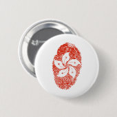 香港旗指紋国プライド 缶バッジ (正面&裏面)