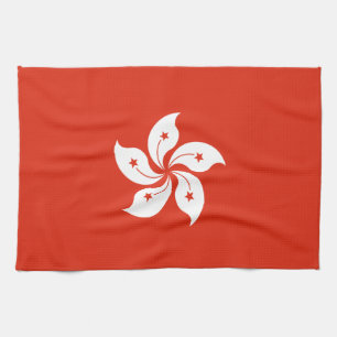 香港旗 キッチンタオル