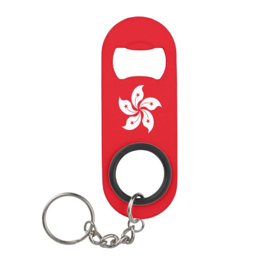 香港旗 キーホルダー栓抜き (正面)