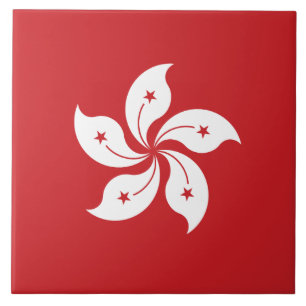 香港旗 タイル