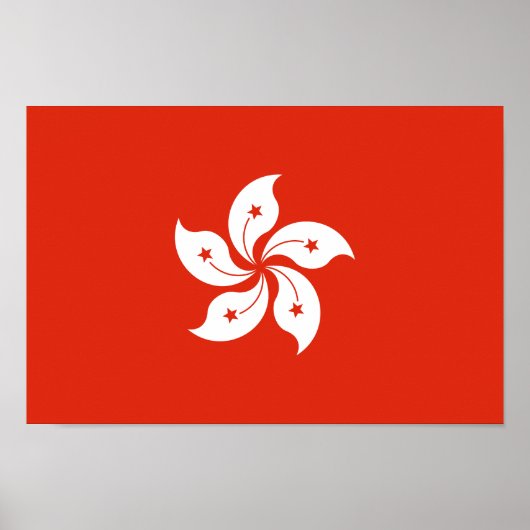 香港旗 ポスター (正面)