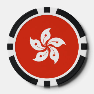 香港旗 ポーカーチップ