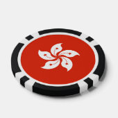 香港旗 ポーカーチップ (シングル)