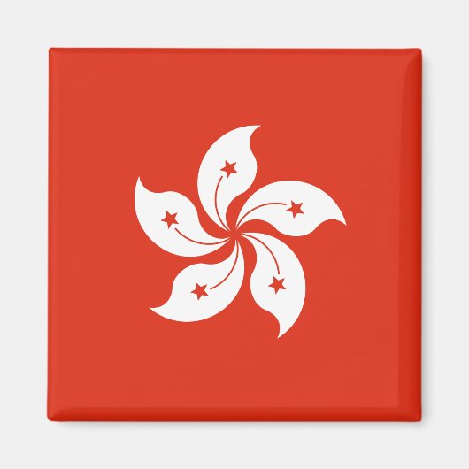 香港旗 マグネット (正面)