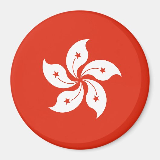 香港旗 マグネット (正面)