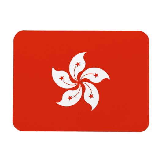 香港旗 マグネット (横)