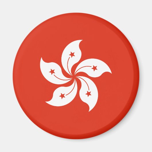 香港旗 マグネット (正面)