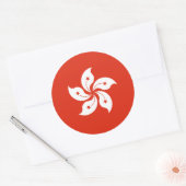 香港旗 ラウンドシール (封筒)