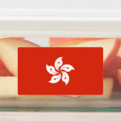 香港旗 ラベル (貼付)