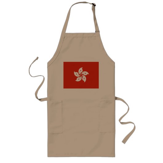 香港旗 ロングエプロン (正面)