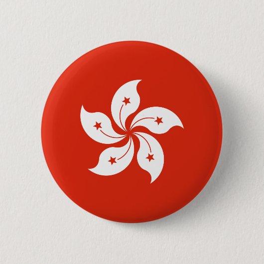 香港旗 缶バッジ (正面)