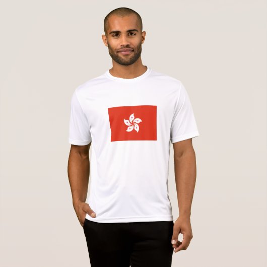 香港旗 Tシャツ (正面フル)