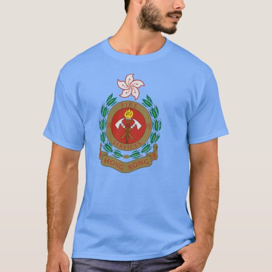 香港消防処花火隊Tシャツ Tシャツ (正面)