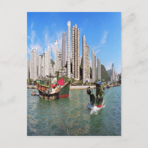 香港港湾 ポストカード