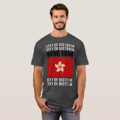香港特別行政区国旗 Tシャツ (正面フル)