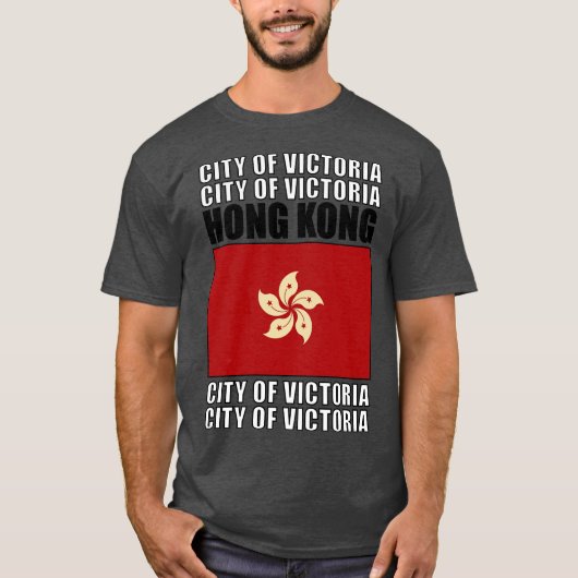 香港特別行政区国旗 Tシャツ (正面)