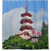 香港真珠のオリエントシャワーカーテン シャワーカーテン (正面)