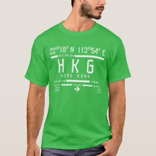 香港空港国際的コード Tシャツ