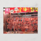香港肉市場 ポストカード (正面)