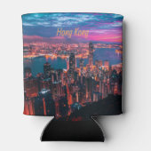 香港超高層ビルスカイラインナイトライト 缶クーラー (裏面)