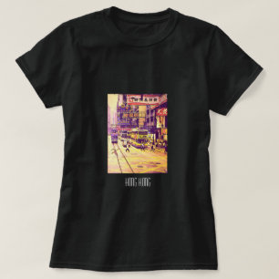 香港通りシーンヴィンテージ旅行 Tシャツ