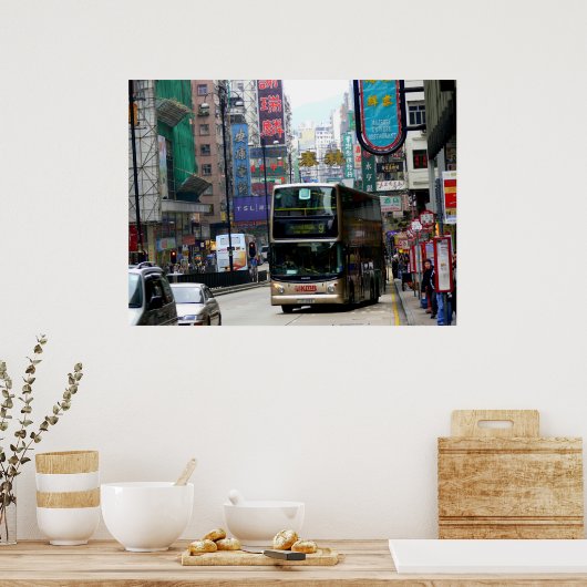 香港通り ポスター (キッチン)