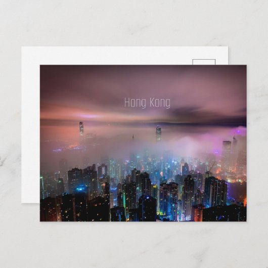 香港霞 ポストカード (正面/裏面)