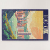 香港 ジグソーパズル (横)