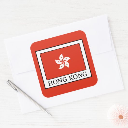 香港 スクエアシール (封筒)