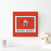 香港 スクエア壁時計 (ホーム)