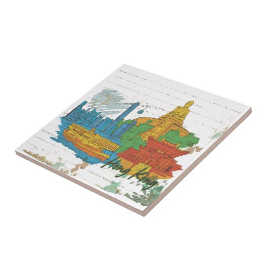 香港 タイル (側面)