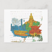 香港 ポストカード (正面)