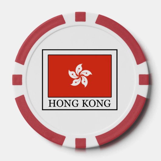 香港 ポーカーチップ (正面)