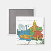 香港 マグネット (正面/裏面)