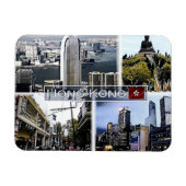 香港 – モザイク –  マグネット (横)