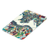 香港、中国の地図 マグネット (左側)