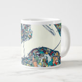 香港、中国地図 ジャンボコーヒーマグカップ (正面右)